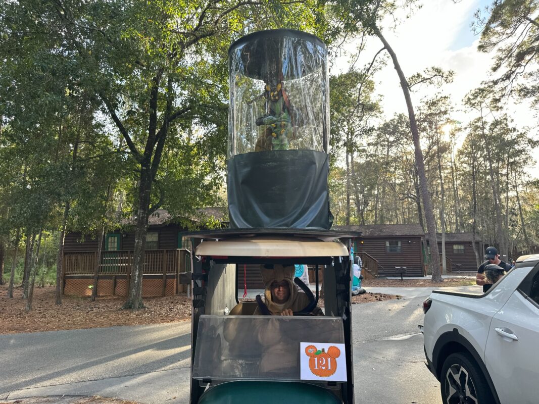 WDWNT Golf Cart 2023 Halloween Golf Cart Parade Fort Wilderness WDW 4