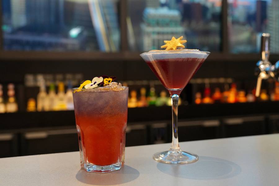 Skyline Bar at Disney Hotel New York – The Art of Marvel limited-edition cocktails