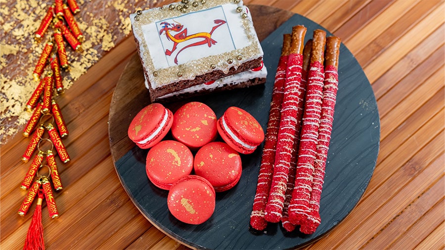 Treats from Grand Californian Great Hall Cart for Lunar New Year 2024