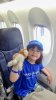 Samuel  - Samuel on his first airplane.jpg