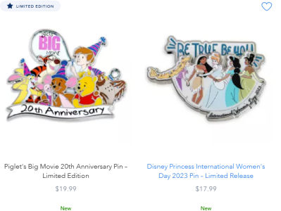 Sketchbook Legacy Film Anniversary Pins at shopDisney - Disney Pins Blog
