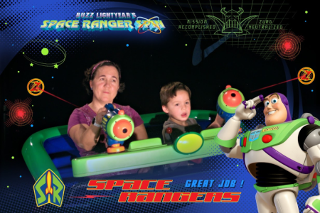 Ride photo from Buzz Lightyear Space Ranger Spin