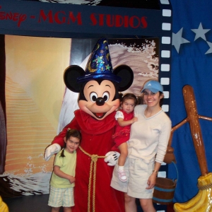 My girls & Mickey!