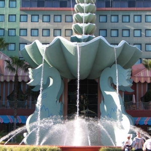 Dolphin fountain