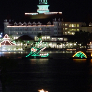 Grand Floridian and Water Parade