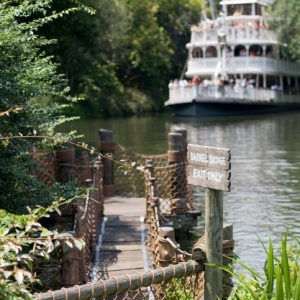 Barrel Bridge Tom Sawyer's Island