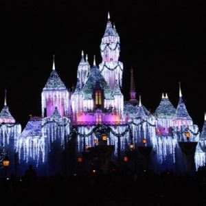 Sleeping Beauty Castle Christmas Night 1
