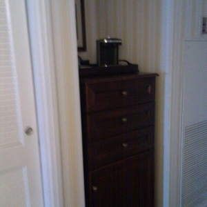 Dresser and Coffee pot