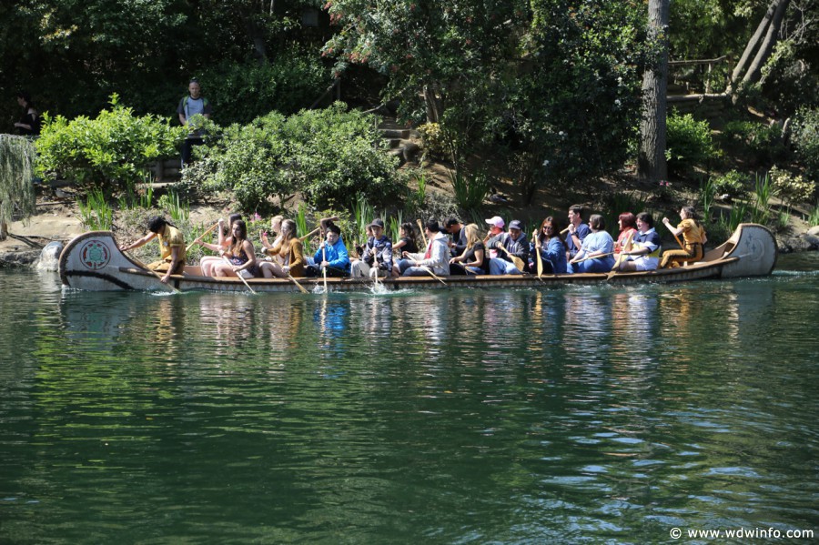 Davy Crockett's Explorer Canoes Critter Country Disneyland Park