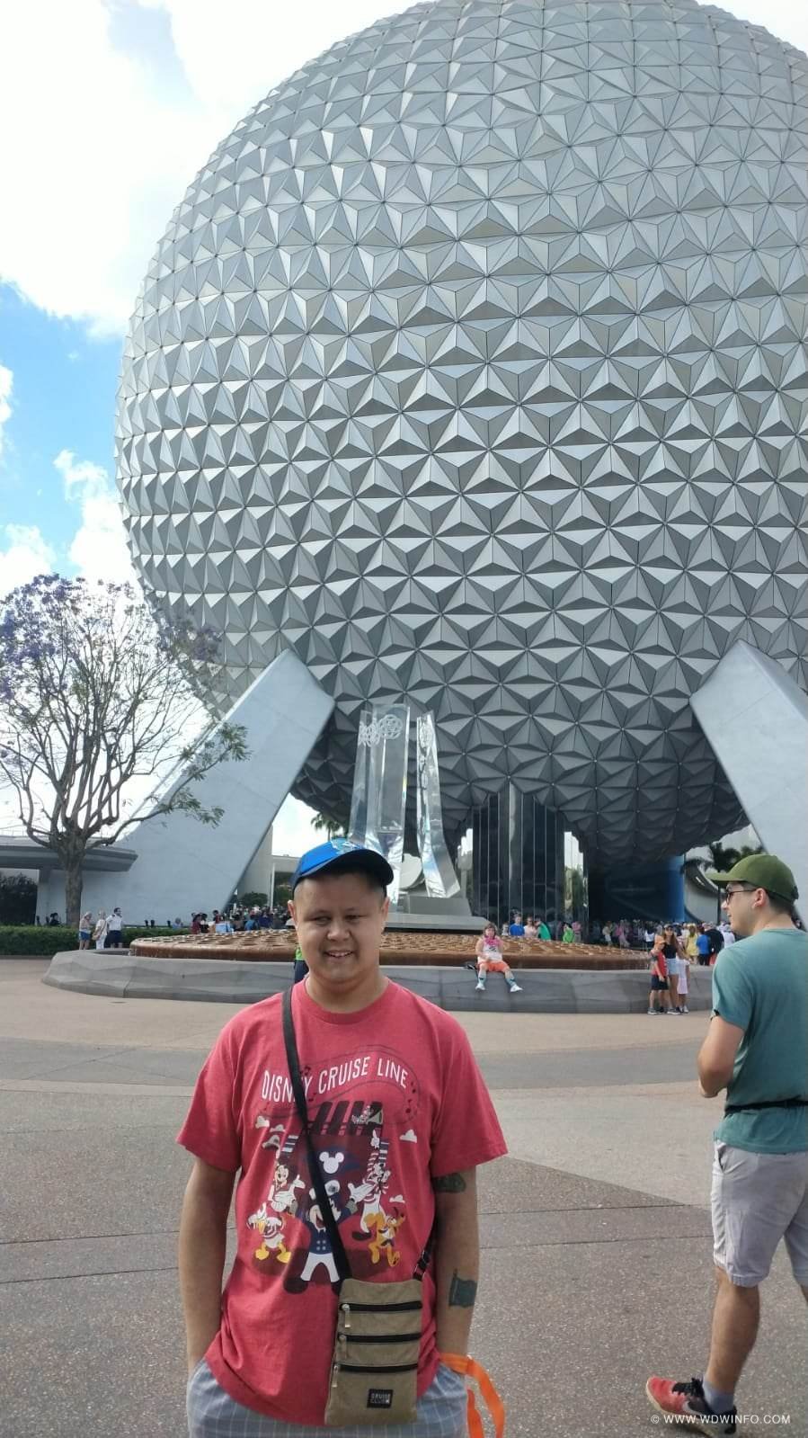 Photo of me at Spaceship Earth