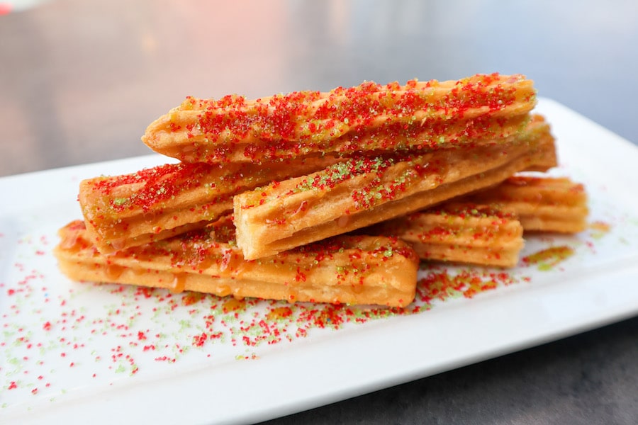 Holiday Churros at Splitsville in Downtown Disney, Food at Disney Festival of Holidays 2023 at Disneyland Resort