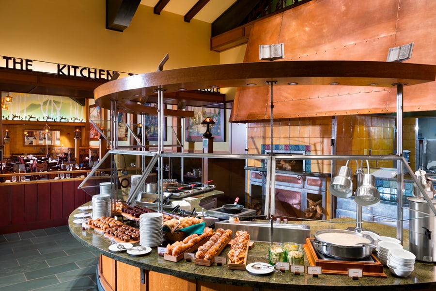 Mother’s Day Brunch Buffet offered at Storytellers Cafe in Disney's Grand Californian Hotel & Spa's Grand Californian Hotel & Spa