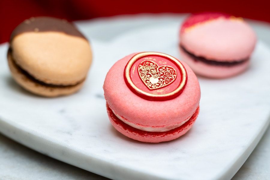 Disney’s Riviera Resort - Le Petit Café (Available Feb. 1 through 14) - Trois Macarons: Raspberry ganache, strawberry jam, and milk chocolate ganache